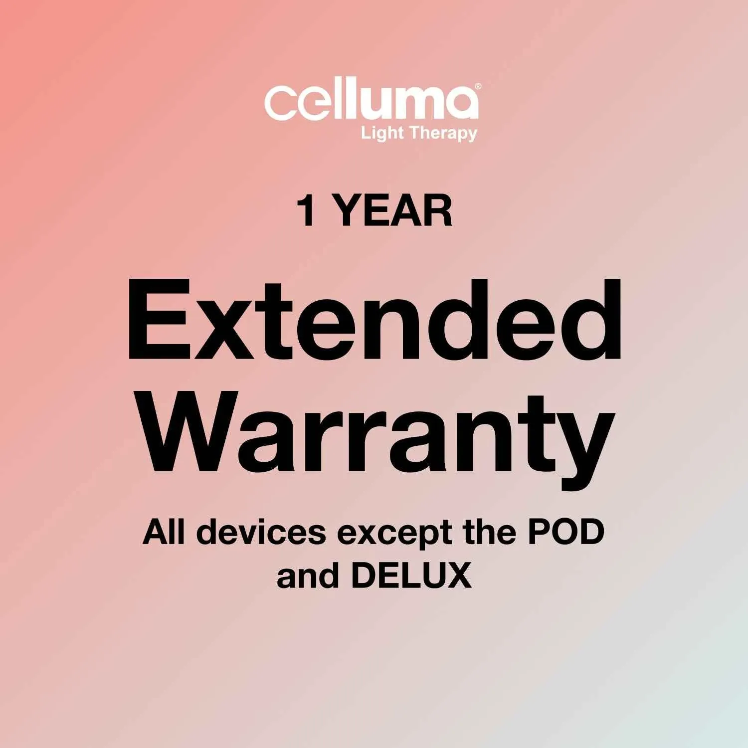 Celluma Extended Warranty